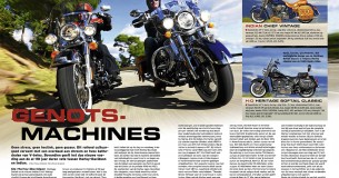 Vergelijkingstest Harley-Davidson Heritage Softail Classic en Indian Chief Vintage