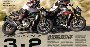 Vergelijkingstest Ducati Monster 1200S – Triumph Speed Triple R