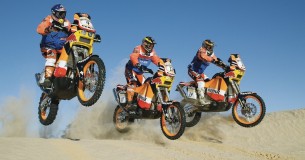 KTM’s museum vol historische Dakar-motoren