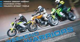 Vergelijkingstest Honda Hornet – Kawasaki Z750 – Triumph Street Triple
