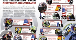 Replica-helmen MotoGP-coureurs