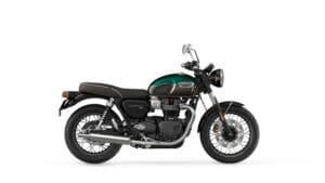 Bonneville T100 MY24 Competition Green Ironstone RHS