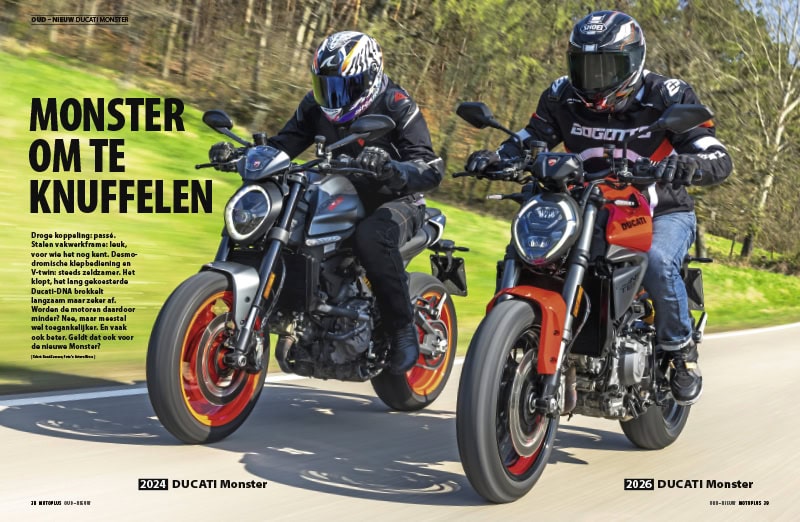 Oud vs. nieuw: Ducati Monster